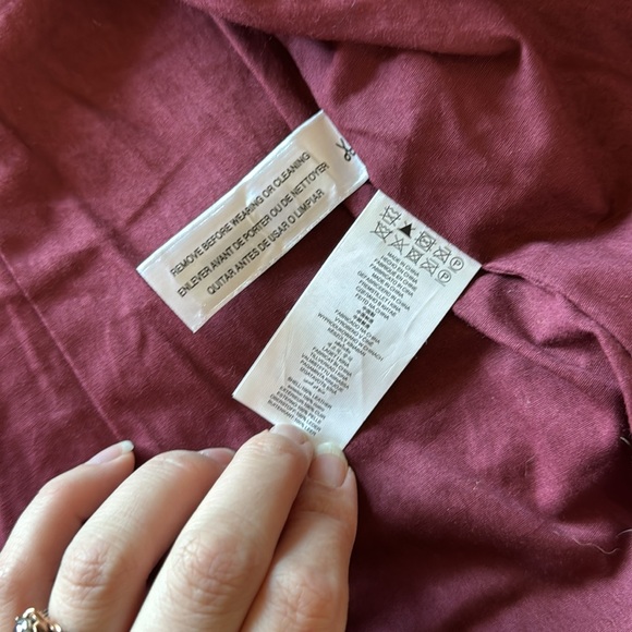 Michael kors dark red leather jacket - Picture 7 of 10